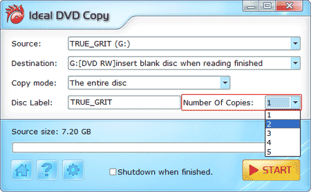 How to make more than one copies of a DVD with Ideal DVD Copy