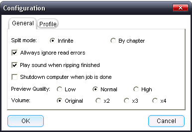 How to adjust audio volume of the output file