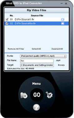 The best dvd to iPod converter help you rip flv format to iPod format
